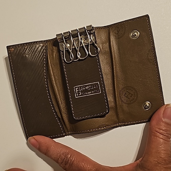 Fendi keyholder Unisex Brown and Tan - Picture 2 of 12